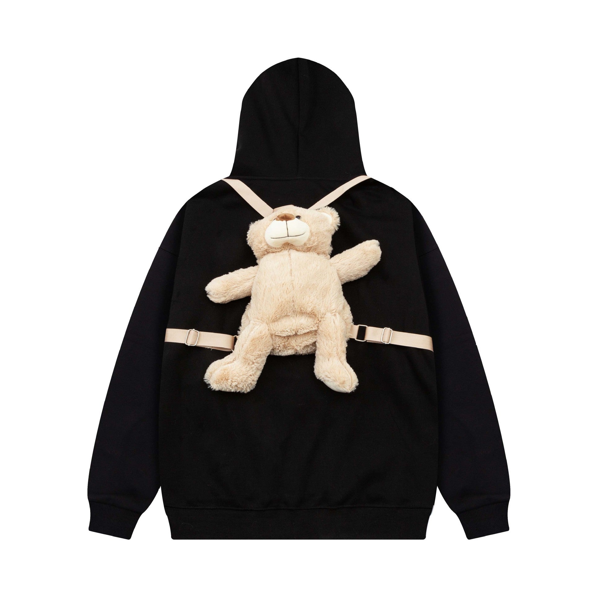 Teddy 3D | Sweat à capuche zippé surdimensionné