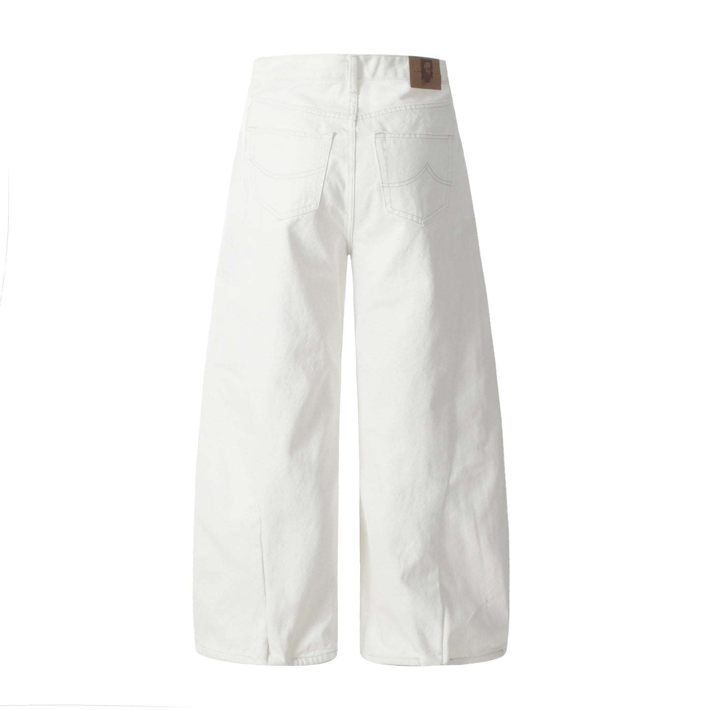 Clean Fit | White Baggy Pants - Santo 