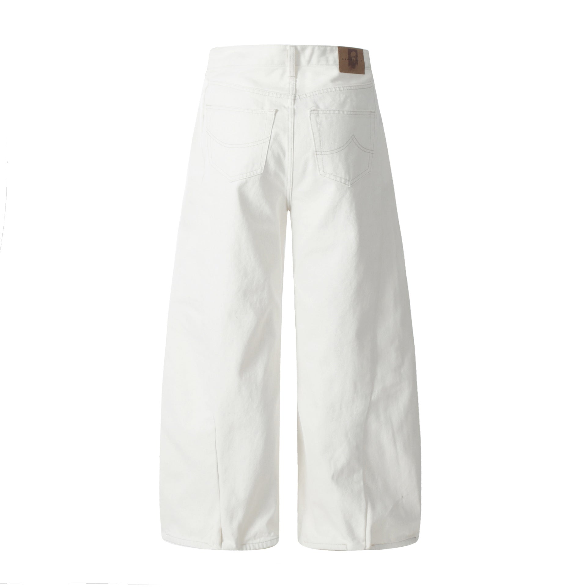 Clean Fit | White Baggy Pants - Santo 