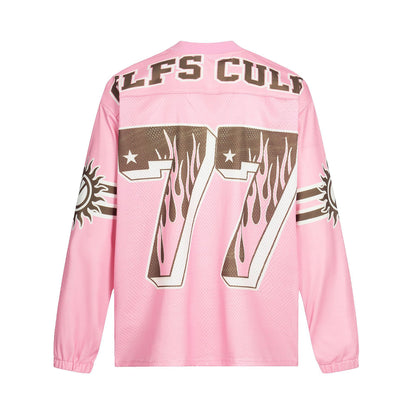 Poloshirt mit Tarnmuster und Knopfleiste