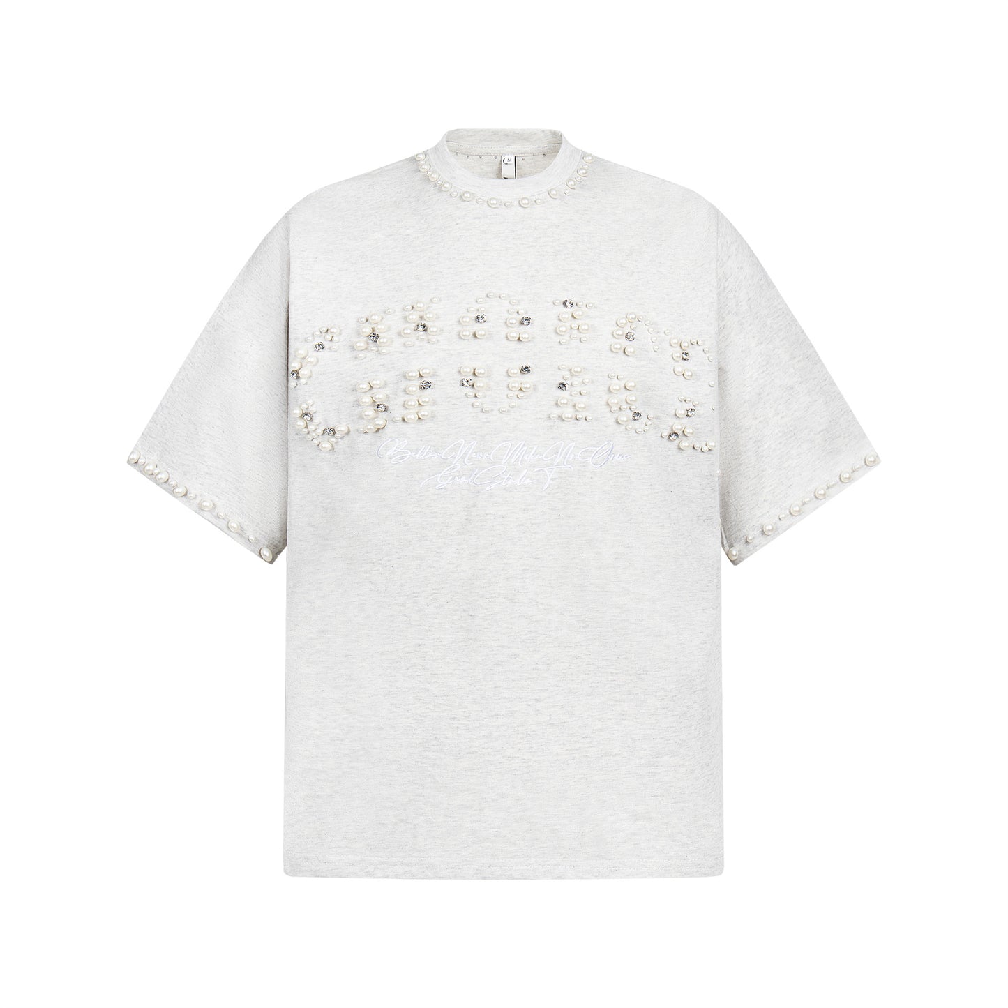 Pearl Studded | Hip Hop T-shirt - Santo 