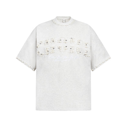 Pearl Studded | Hip Hop T-shirt - Santo 