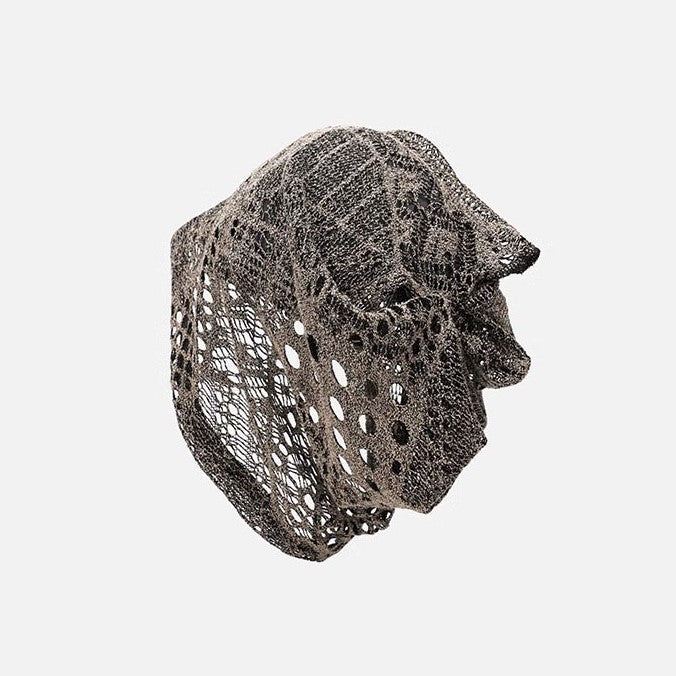 Retro Mesh Hollow | Breathable Pile Hat