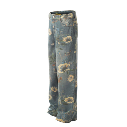 Floral Vintage Print | Carpenter Jeans - Santo 
