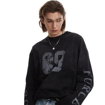 09 | Distressed Long Sleeve T-Shirt - Santo 