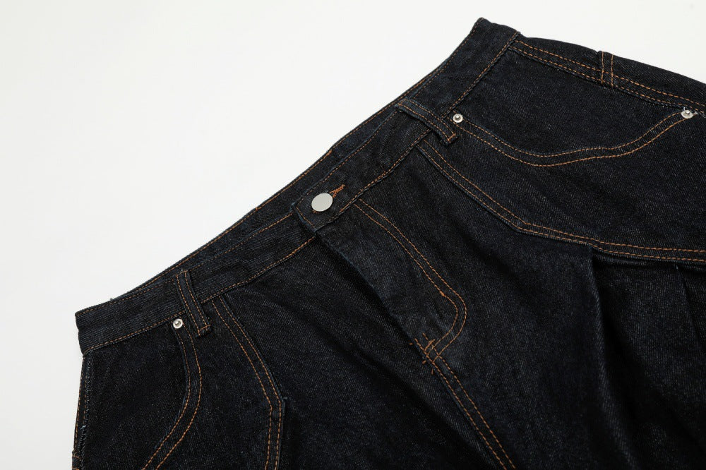 Pantaloni a zampa d'elefante |Jean neri vintage