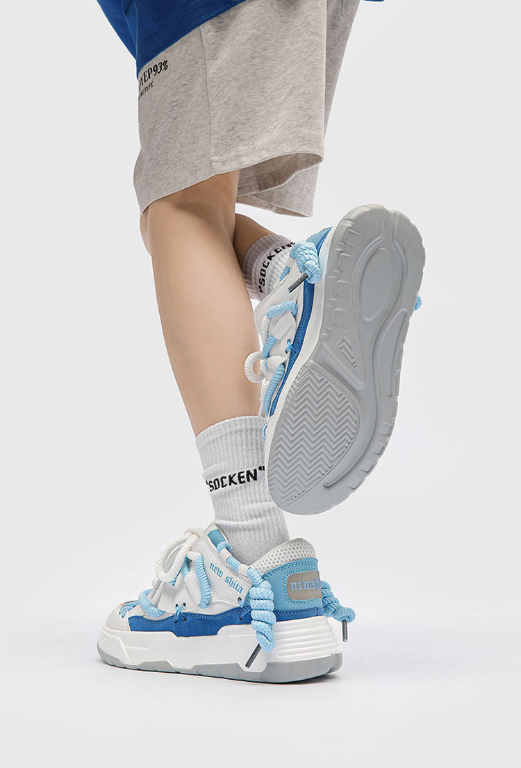 Urban Lace | Chunky Casual Sneakers - Santo 