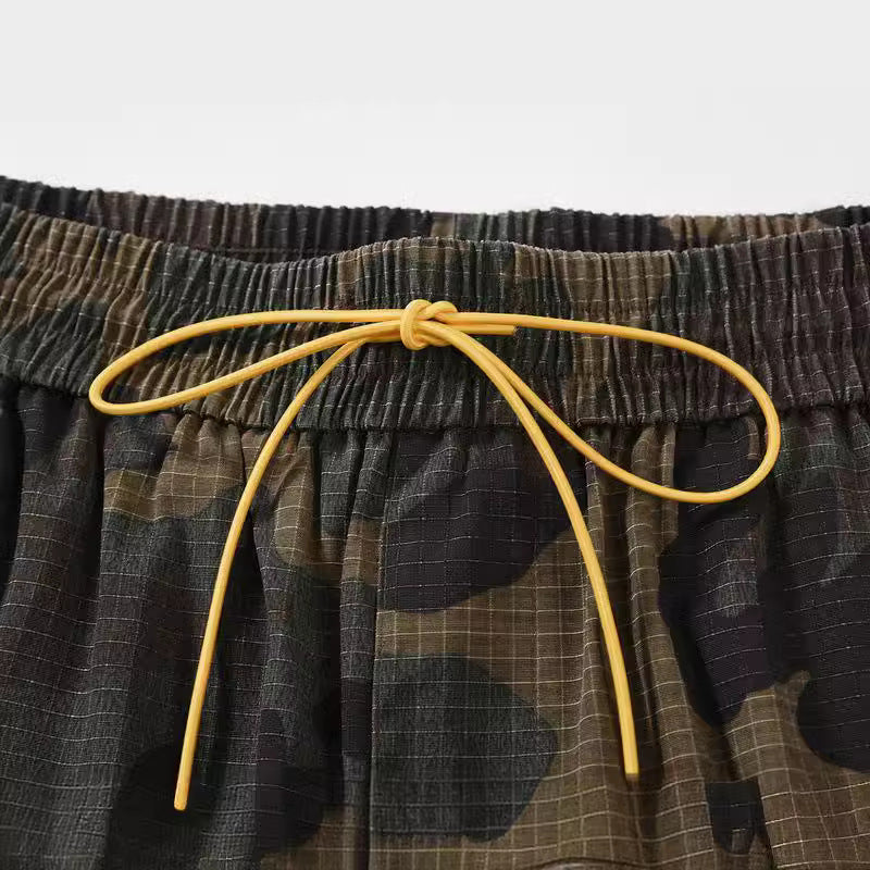 Utility Streetwear | Camo Cargo Shorts - Santo 