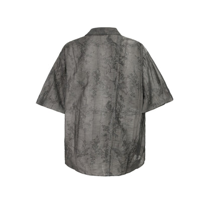 Crinkled Texture | Oversized T-Shirt - Santo 