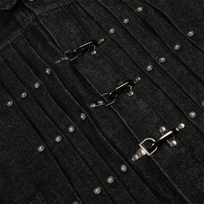 Giacca di jeans Patch Blend | Retro Patchwork