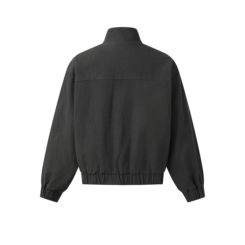 Asymmetric Clasp Front | Metal Button Jacket