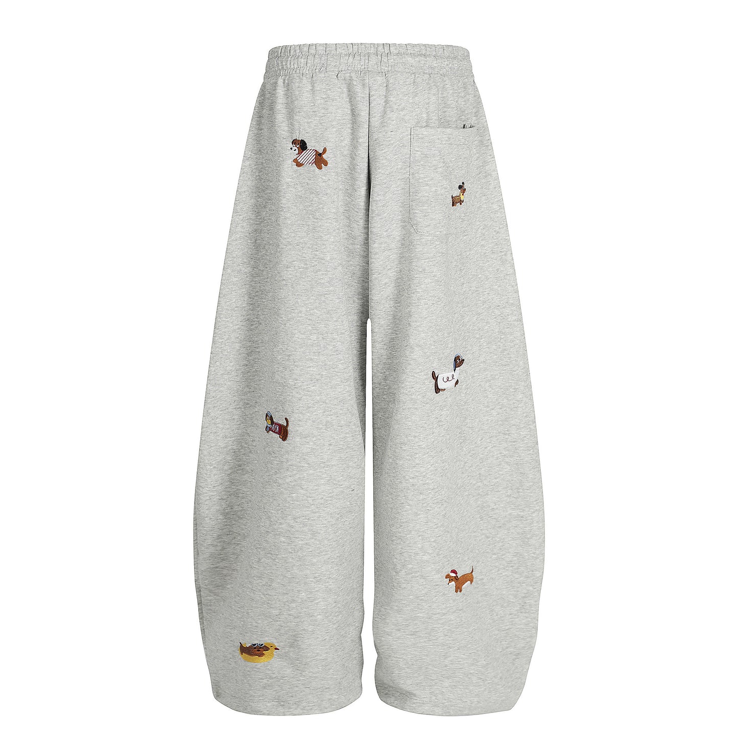 Embroidery | Dog Baggy Barrel Sweatpants