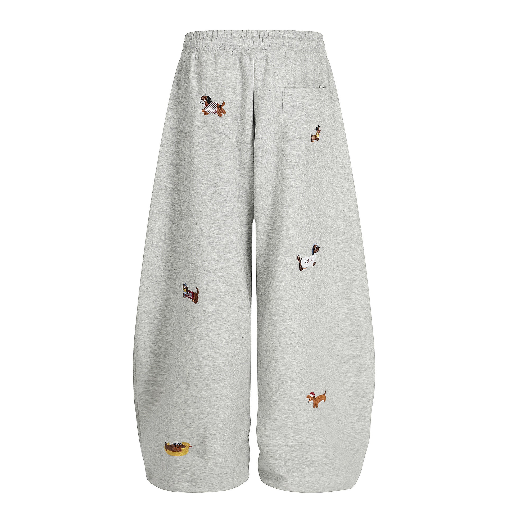 Embroidery | Dog Baggy Barrel Sweatpants