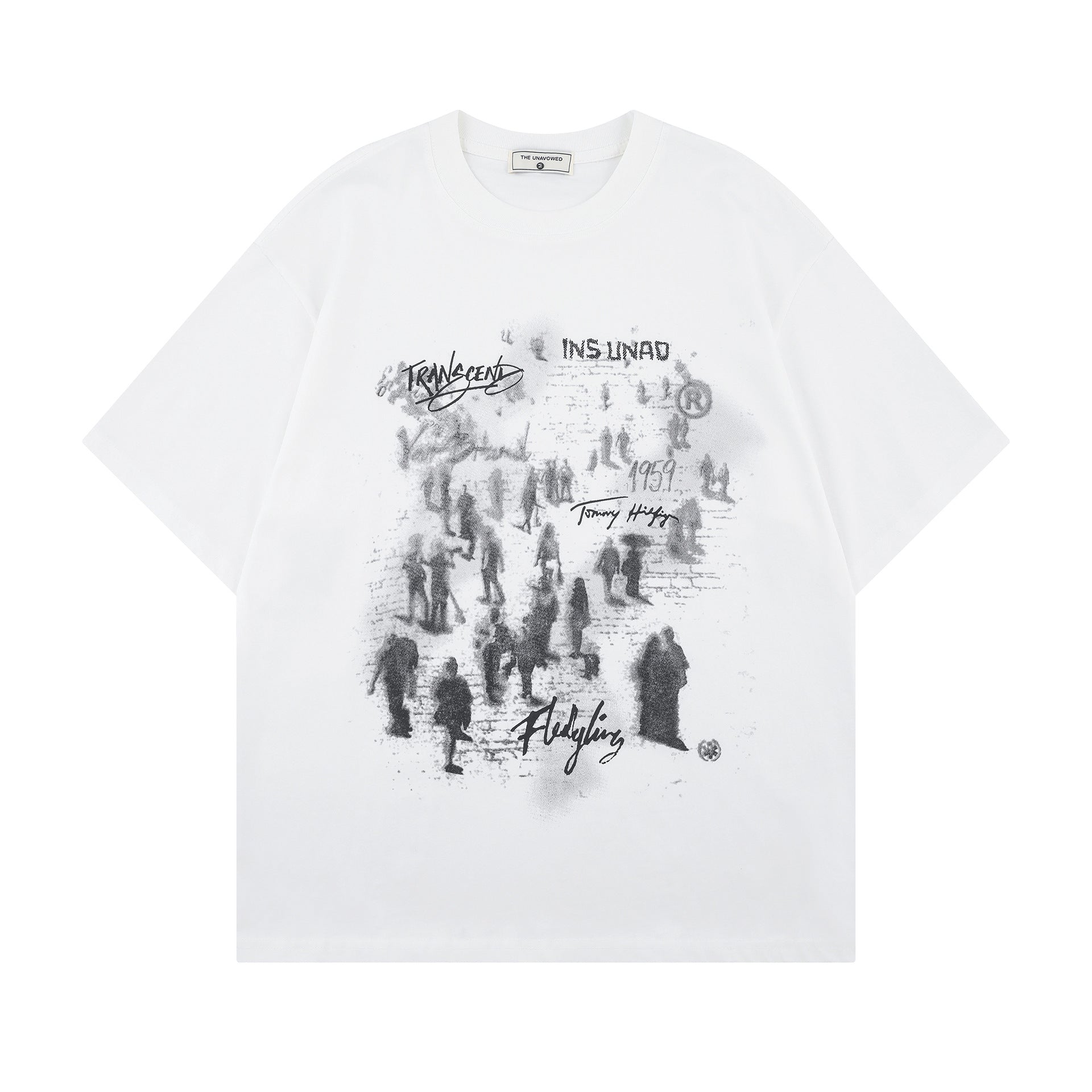 Crowd Print | Graffiti T-Shirt - Santo 