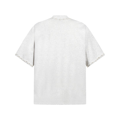 Pearl Studded | Hip Hop T-shirt - Santo 