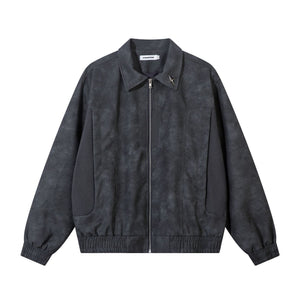 Suede Elegance | Stylish Zip Jacket - Santo 