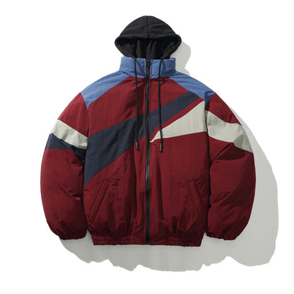 Étoile artistique | Veste bomber surdimensionnée à imprimé graphique