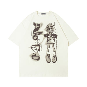 'Manga Sketch' T Shirt - Santo 