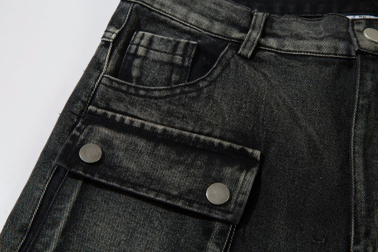 Barbed Wire Print | Baggy Jeans - Santo 