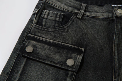 Barbed Wire Print | Baggy Jeans - Santo 