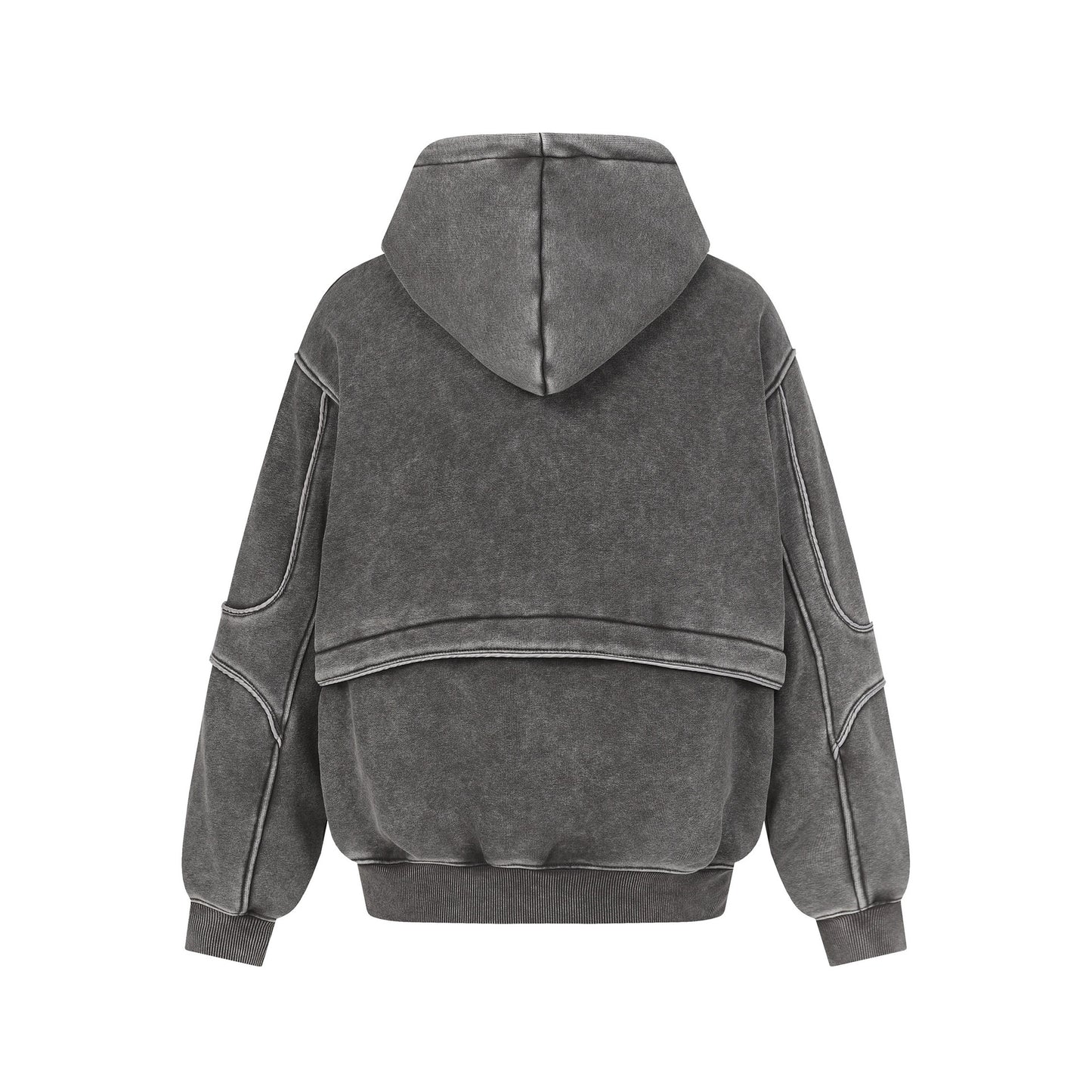 Retro Deconstructed | Patchwork Washed Hoodie