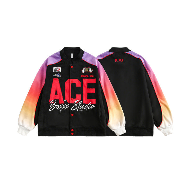 Ace Racer | Giacca Varsity ricamata