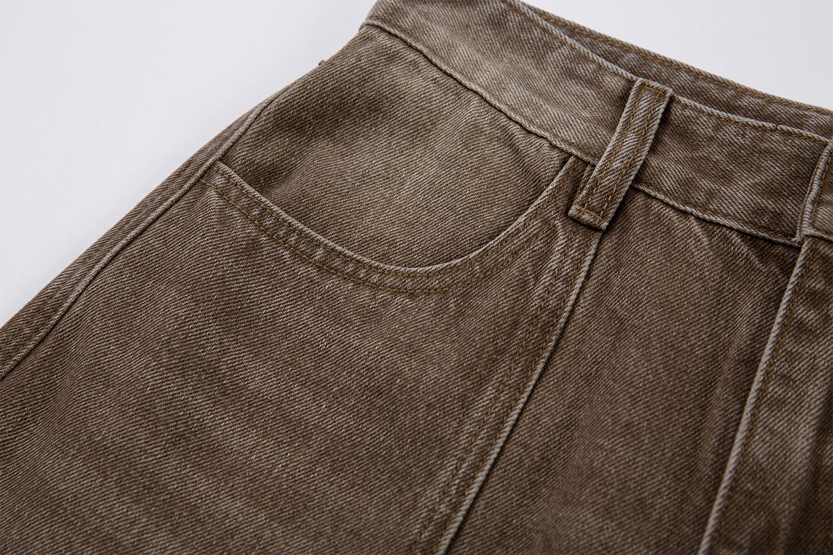 Vintage Washed Workwear | Barrel Jeans - Santo 