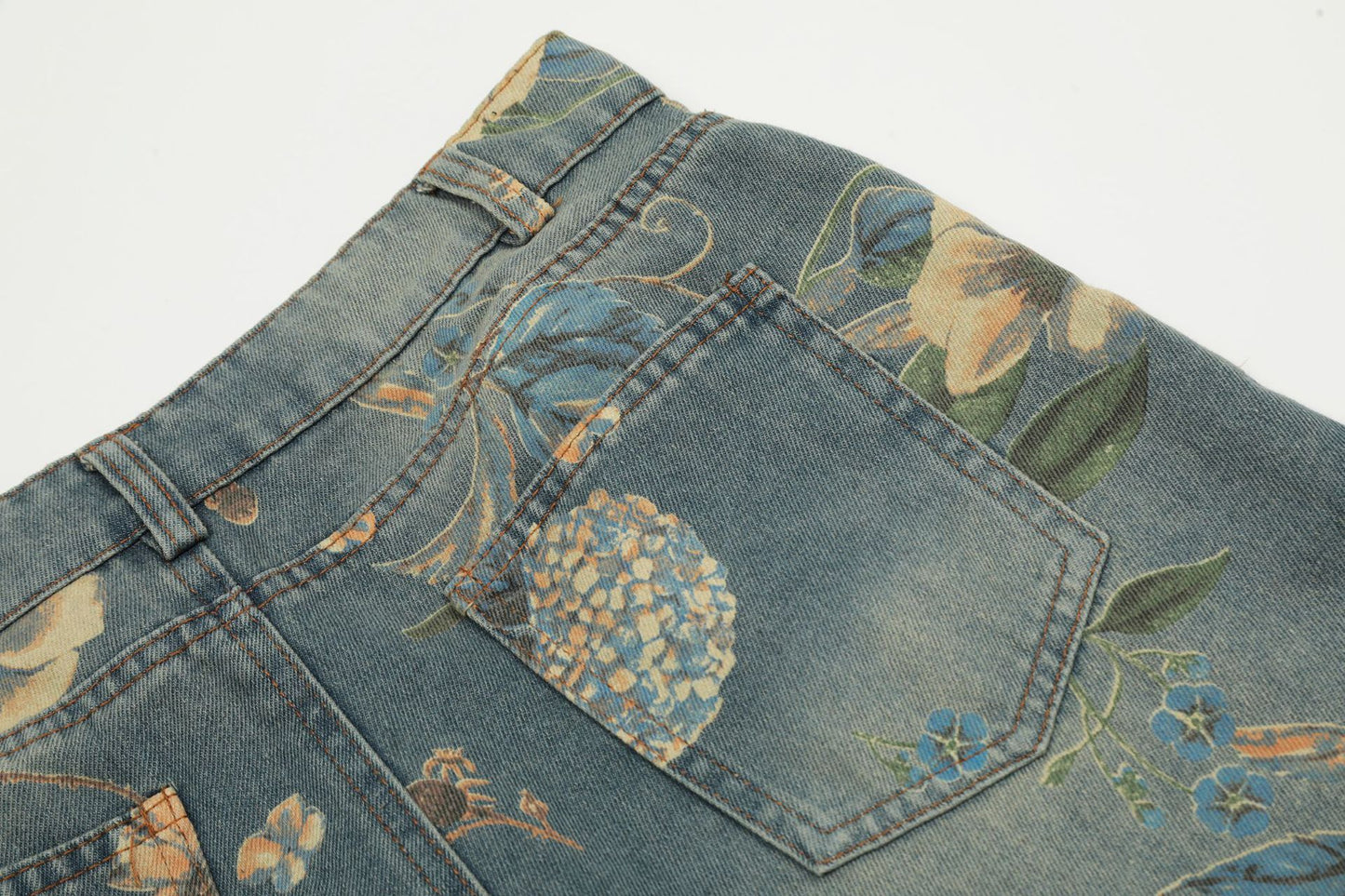 Floral Vintage Print | Carpenter Jeans - Santo 