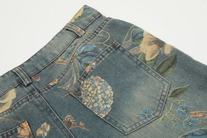Floral Vintage Print | Carpenter Jeans - Santo 