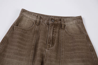 Vintage Washed Workwear | Barrel Jeans - Santo 