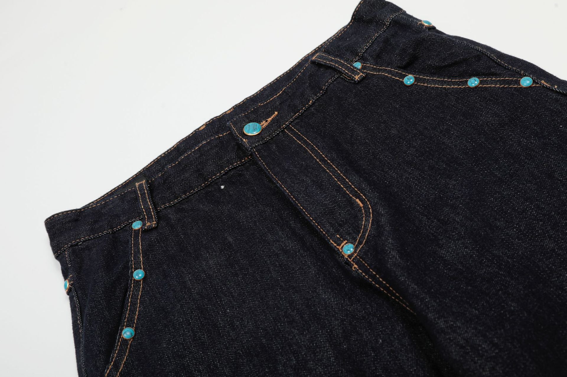 Baggy Barrel | Rivet Raw Jeans