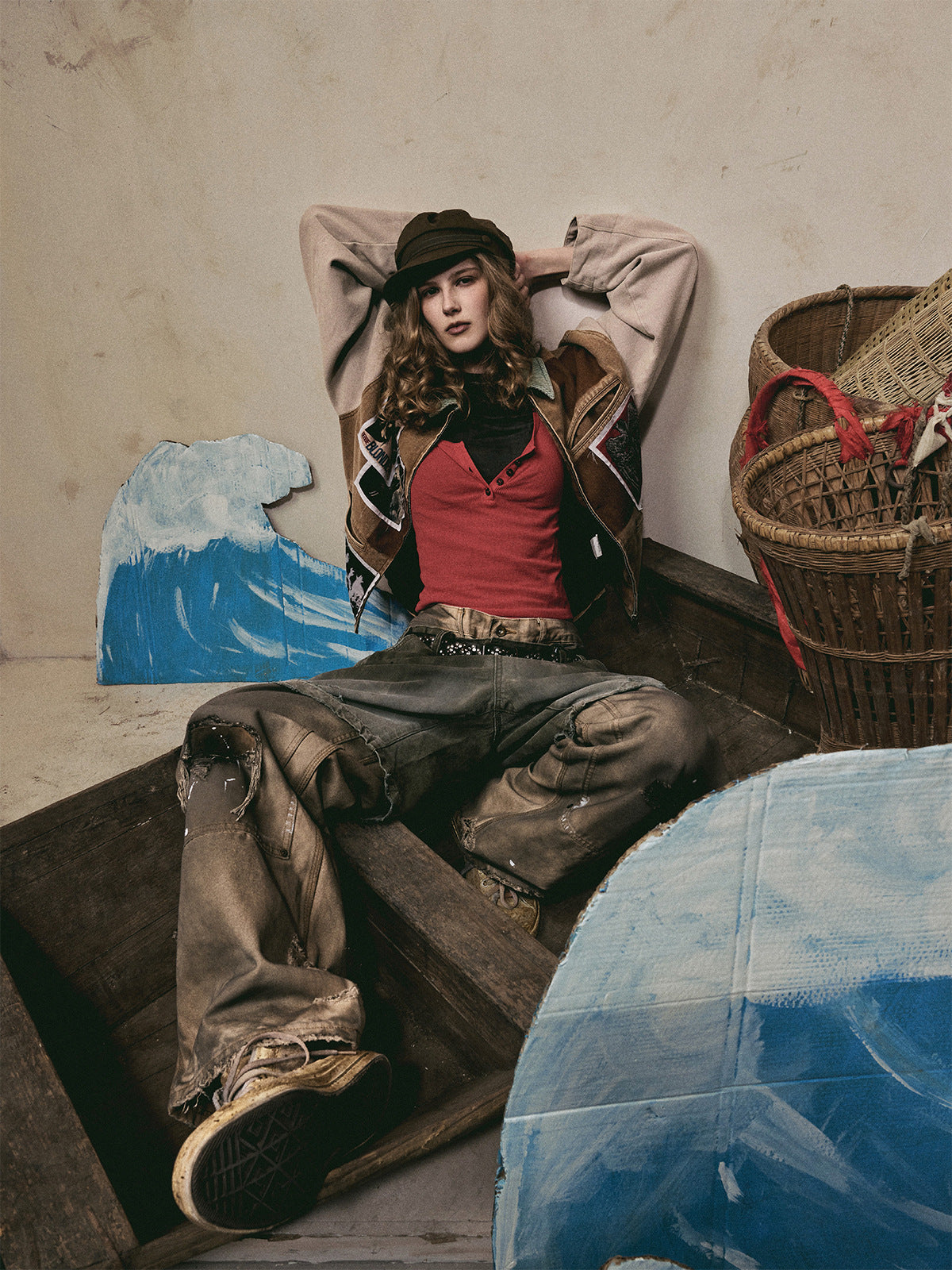 Maglia Butterfly | Maglione pastello oversize