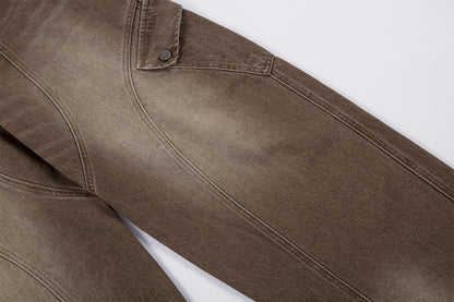 Vintage Washed Workwear | Barrel Jeans - Santo 