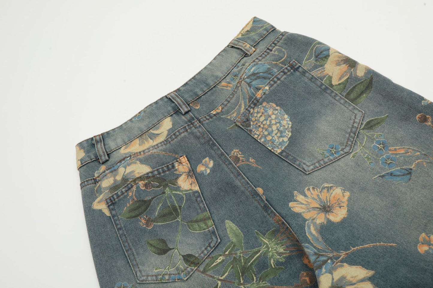 Floral Vintage Print | Carpenter Jeans - Santo 