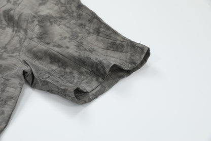 Crinkled Texture | Oversized T-Shirt - Santo 