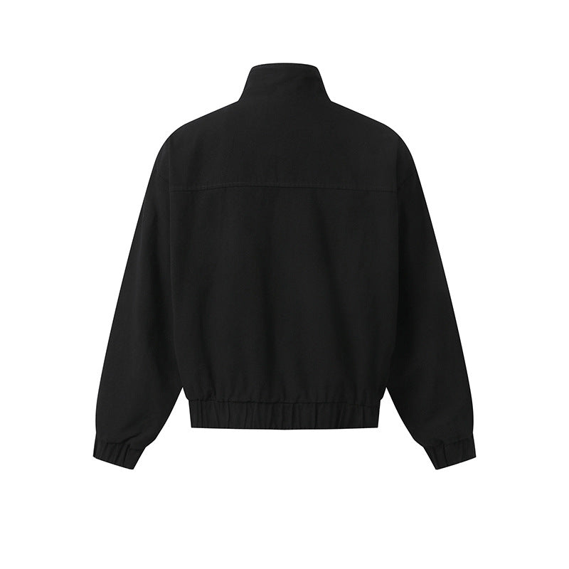 Asymmetric Clasp Front | Metal Button Jacket