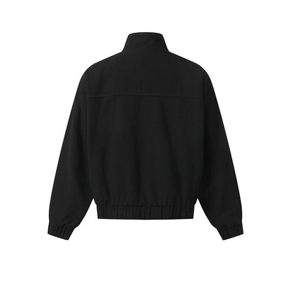 Asymmetric Clasp Front | Metal Button Jacket