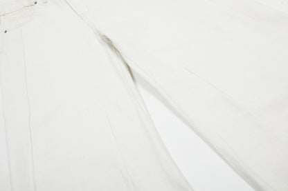 Clean Fit | White Baggy Pants - Santo 