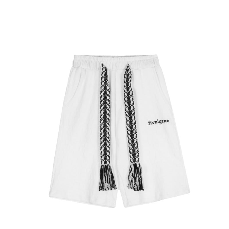 "Drawstring Fleece" Athletic Shorts