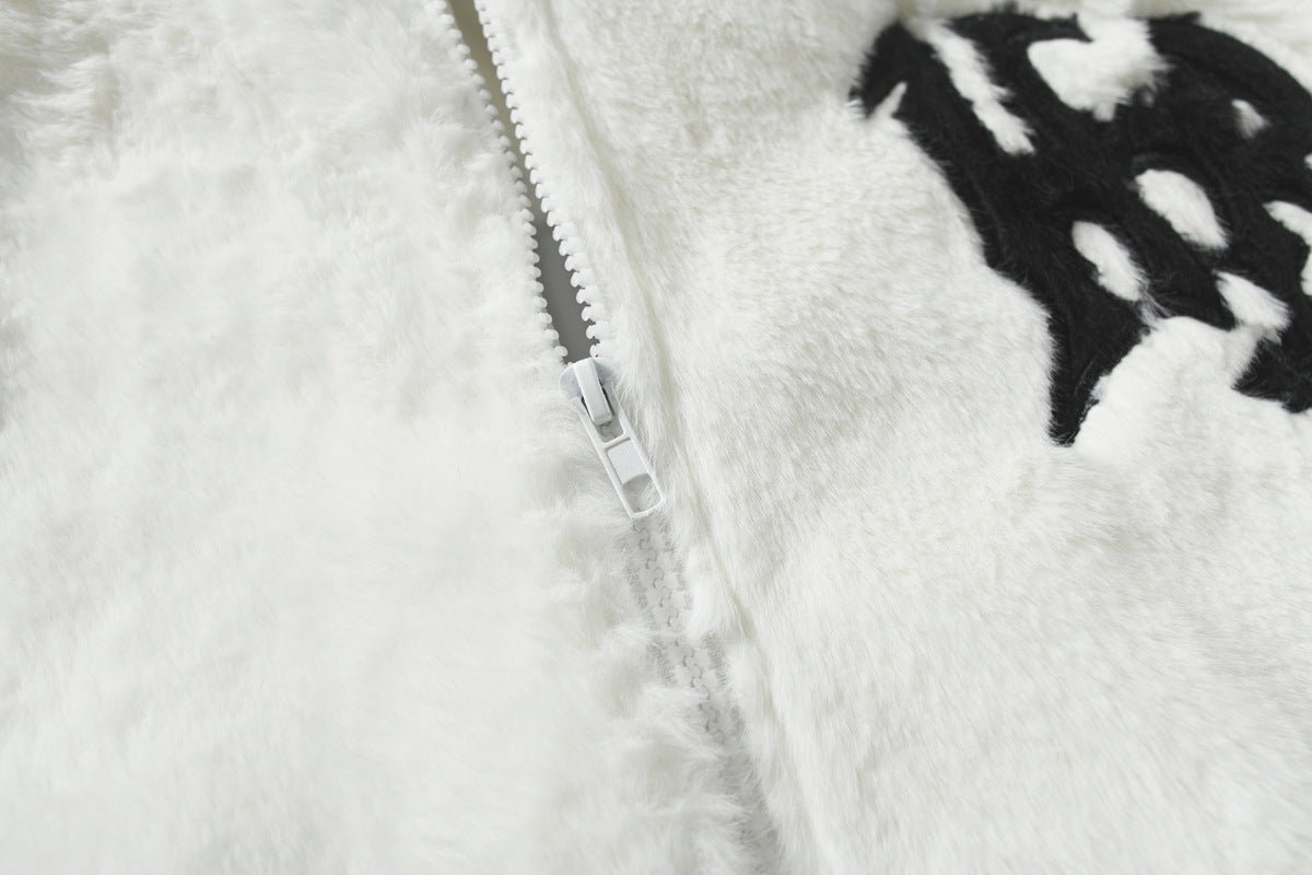 Streetwear Outerwear | Gothic Fur Jacket - Santo 