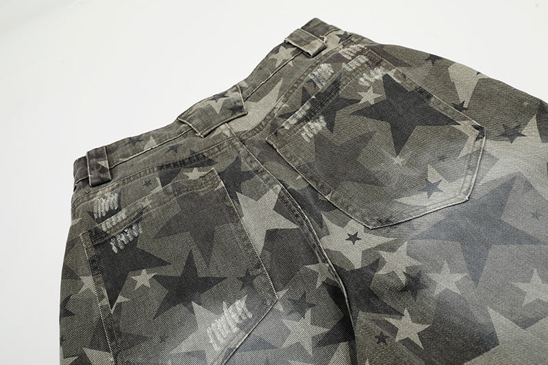 Camouflage | Machete RO Star Wide-Leg Jeans