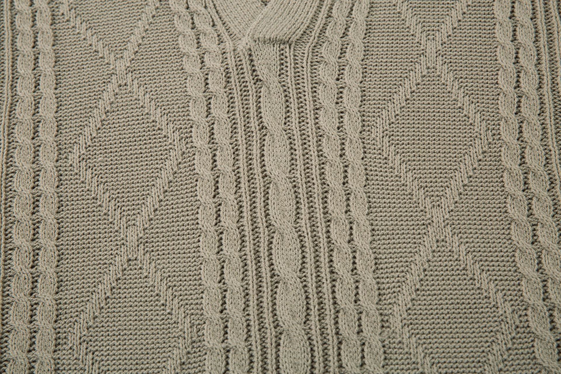 Cable Knit | Textured T-shirt - Santo 