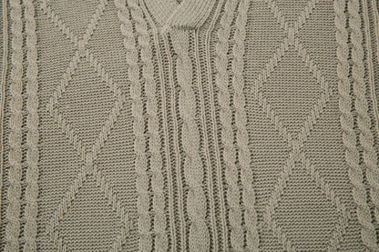 Cable Knit | Textured T-shirt - Santo 