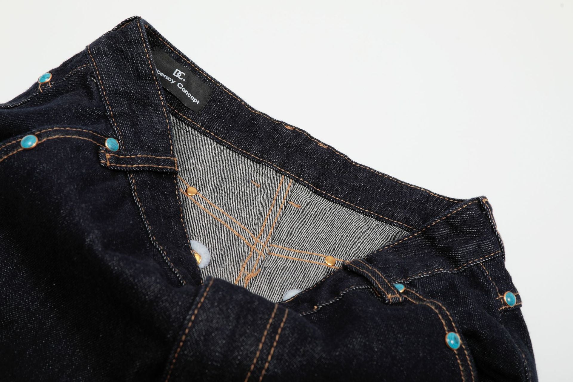 Baggy Barrel | Rivet Raw Jeans
