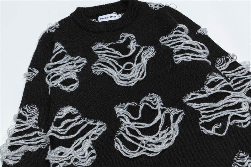 Shred Style | Fringe Pattern Jumper