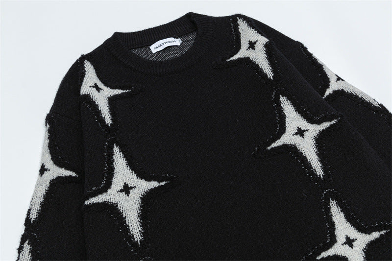 Astral Edge | Star Grafik-Pullover