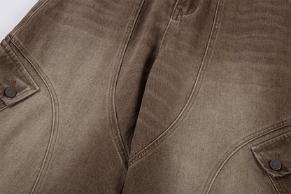 Vintage Washed Workwear | Barrel Jeans - Santo 