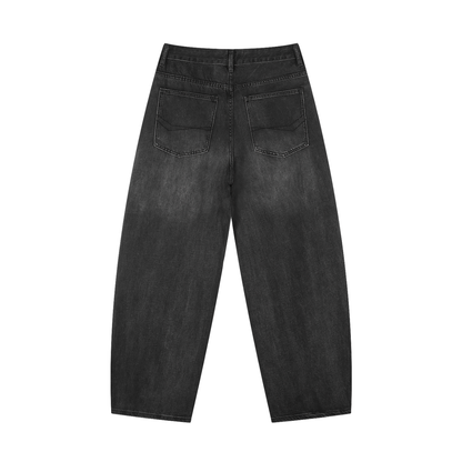 Sunfade Barrel Leg Jeans