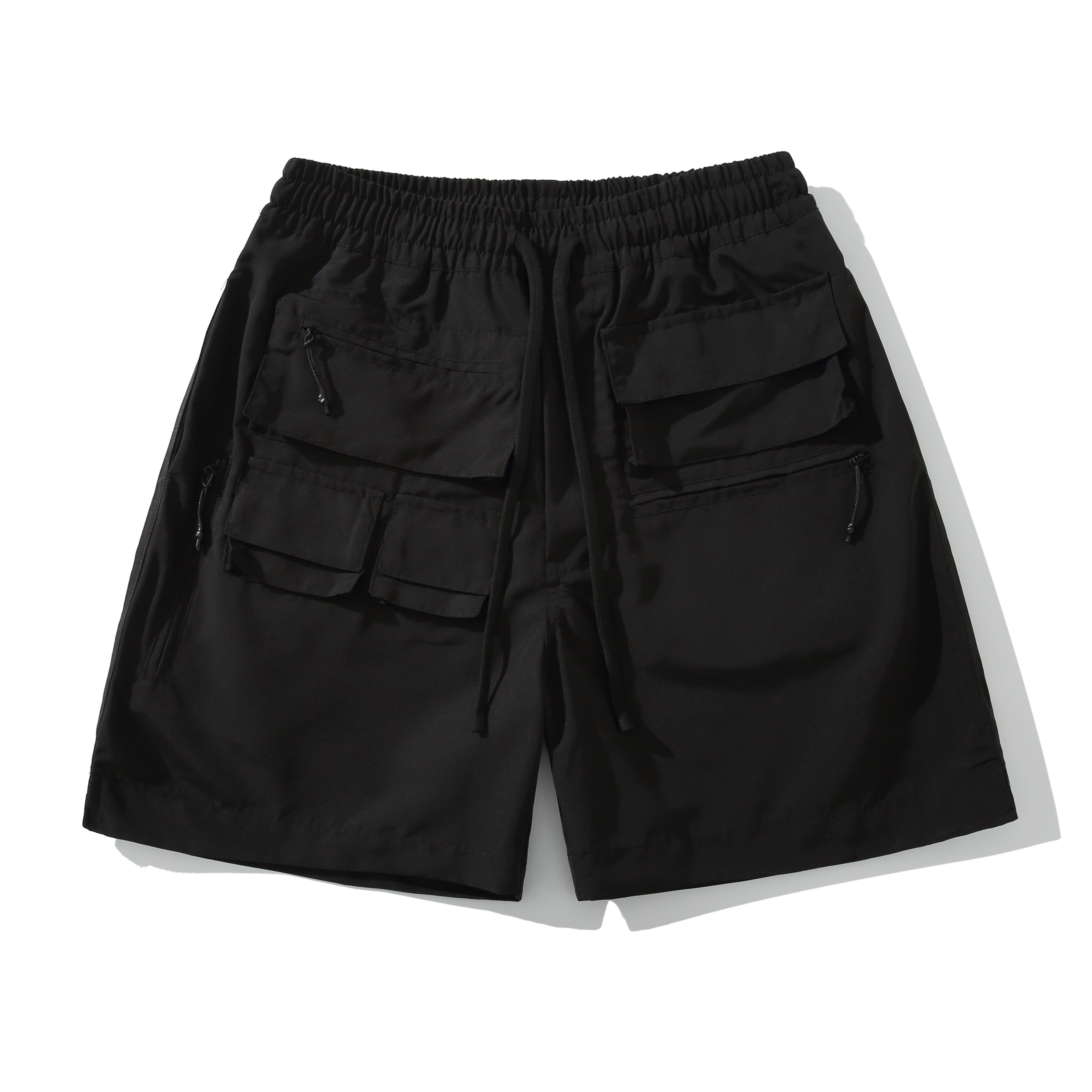 'Edgy Zipper' Shorts - Santo 