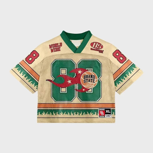 Unisex Mesh Football Jersey | Graphic Print - Santo 